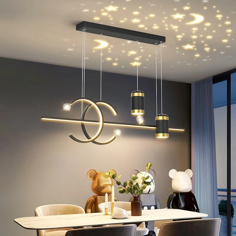 Home Bar And Counter - LED Nordic restaurant pendant light, modern