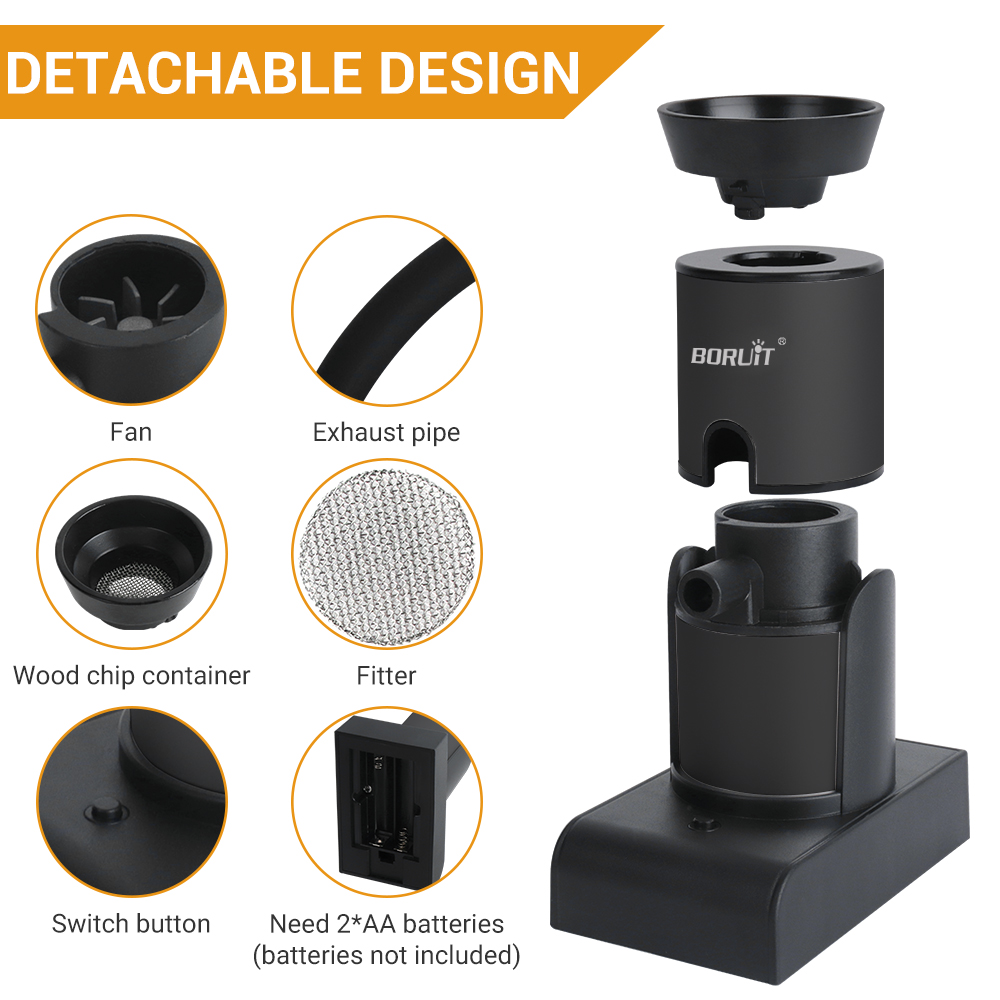 BORUiT SK305 Smoke Infuser Por - огляд і ціна Smoking Gun Kit