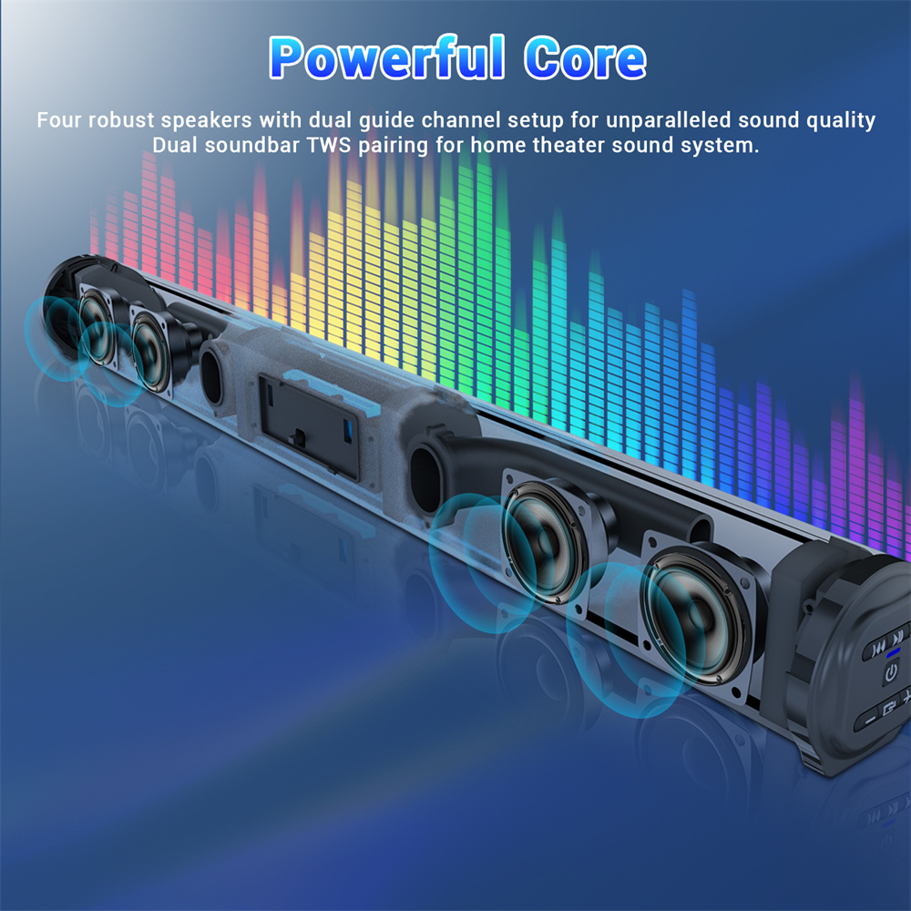 Sound Bar TV Sound System Blue - огляд і ціна Home Bar And Theater