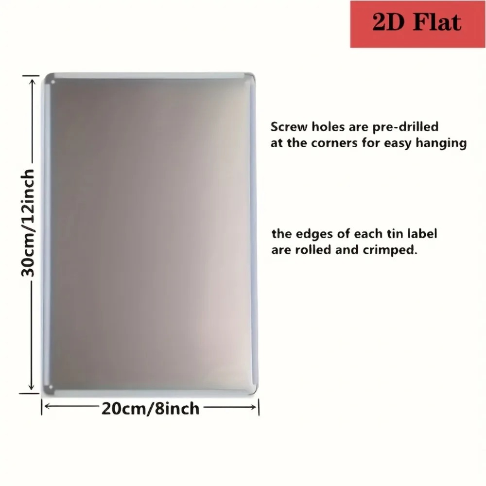 8×12Inch Customizable Metal Pl - огляд і ціна Home Bar Accessories