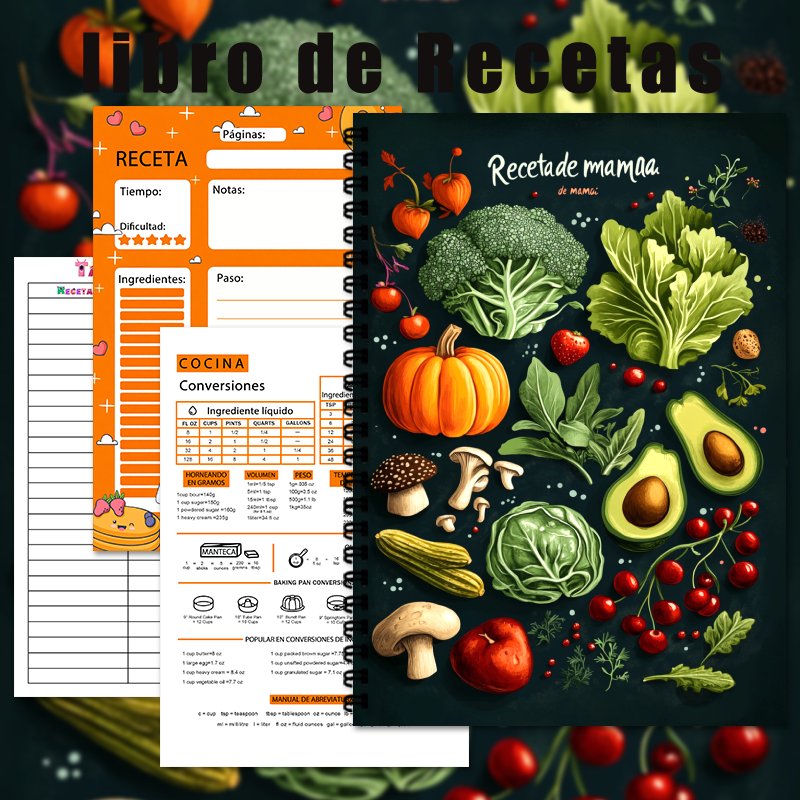 A5 Spanish cookbook,Spiral Bin - огляд і ціна Cocktail Recipe Book