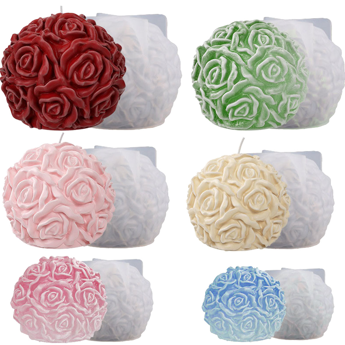 Multi Size Flower Series Candl - огляд і ціна Ice Mold Sphere