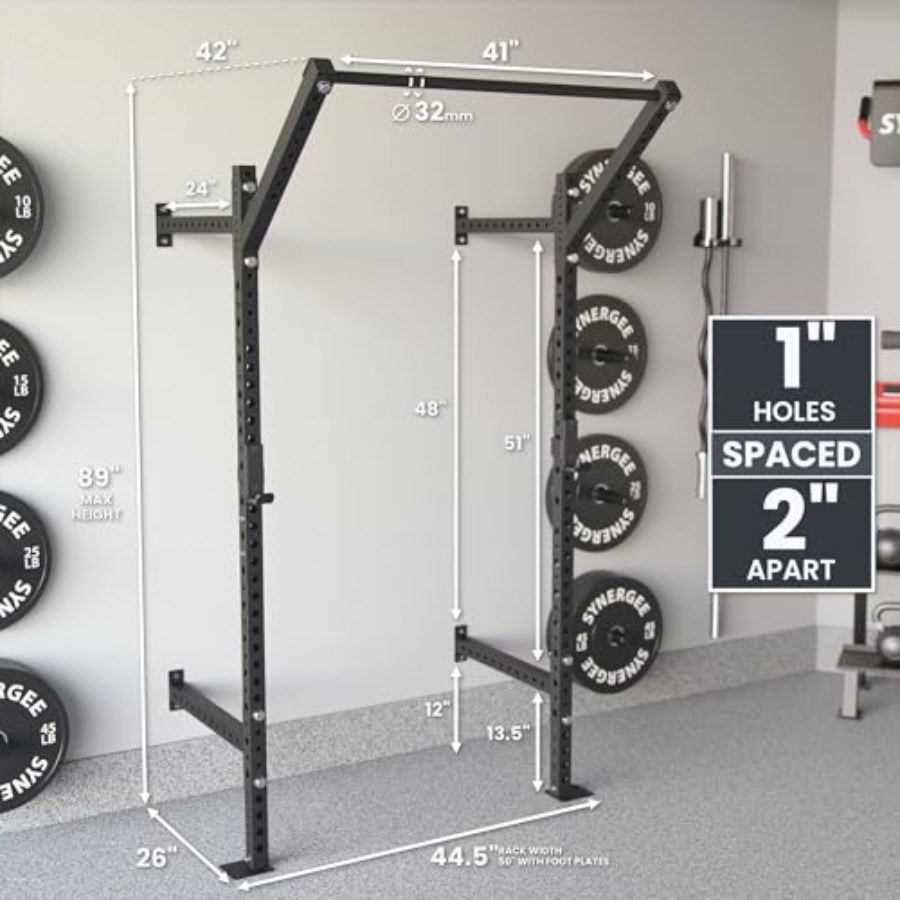 Wall Mounted Squat Rack for ho - огляд і ціна Home Bar And Gym