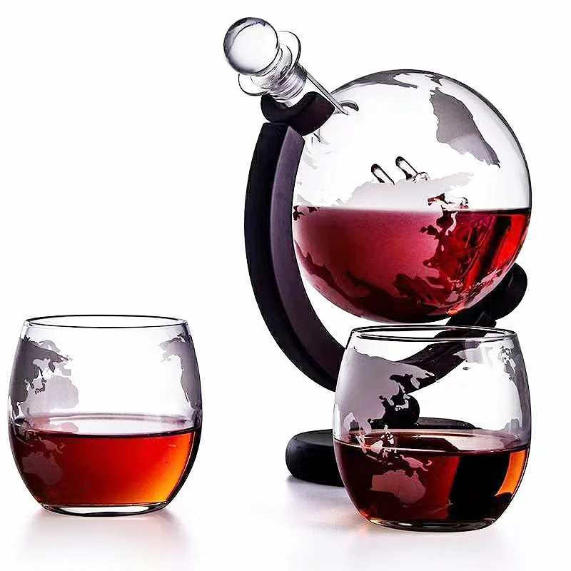 Whiskey Glass Set Crystal Glob - огляд і ціна Decanter Globe Set