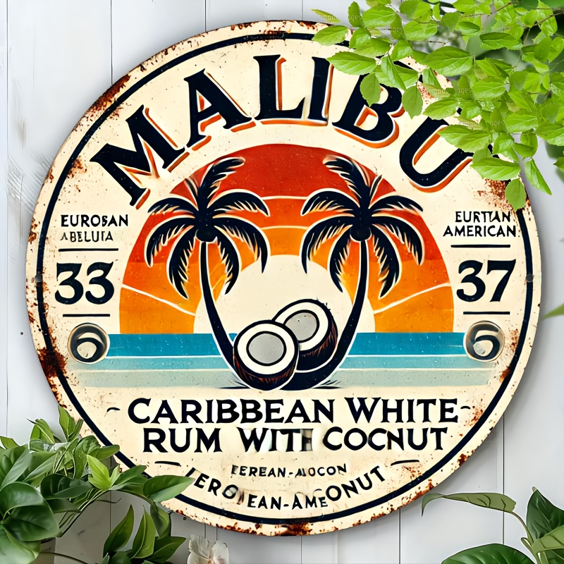 Vintage Malibu Rum Coconut Alu - огляд і ціна Home Bar Accessories