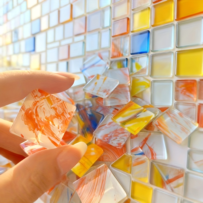 100g square mosaic hand-painte - огляд і ціна Home Bar And Counter