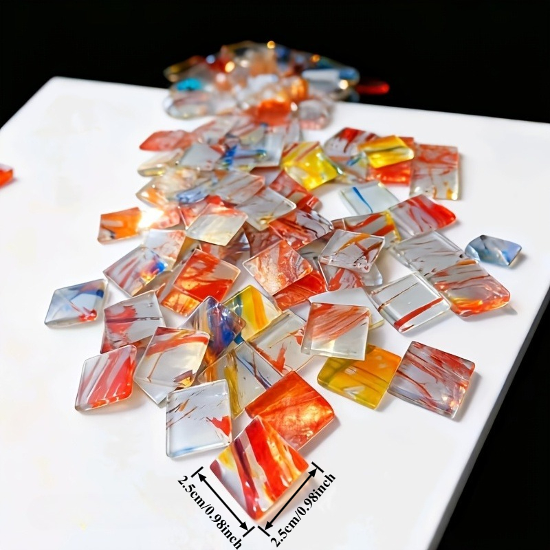 100g square mosaic hand-painte - огляд і ціна Home Bar And Counter