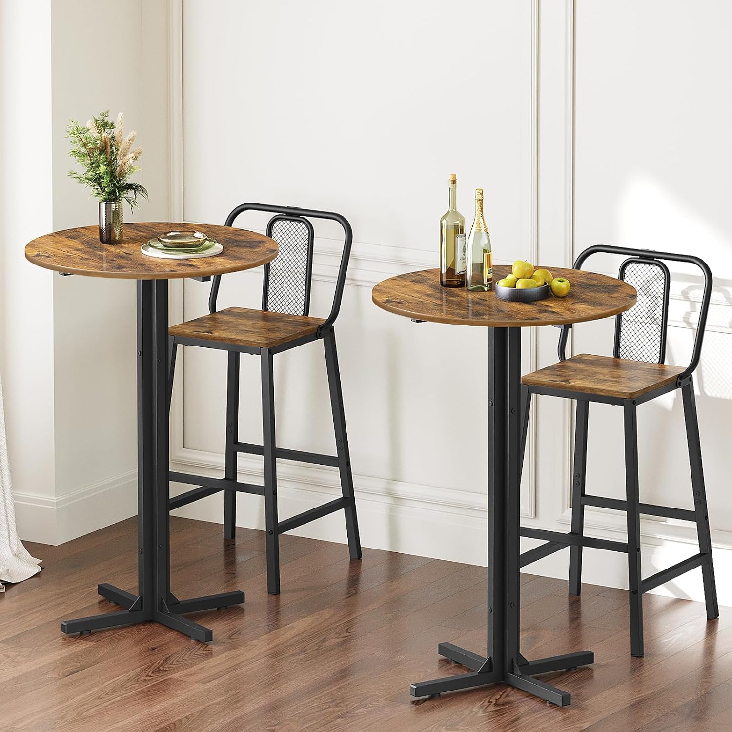 Round Bar Table Set of 2, Coun - огляд і ціна Home Bar And Counter