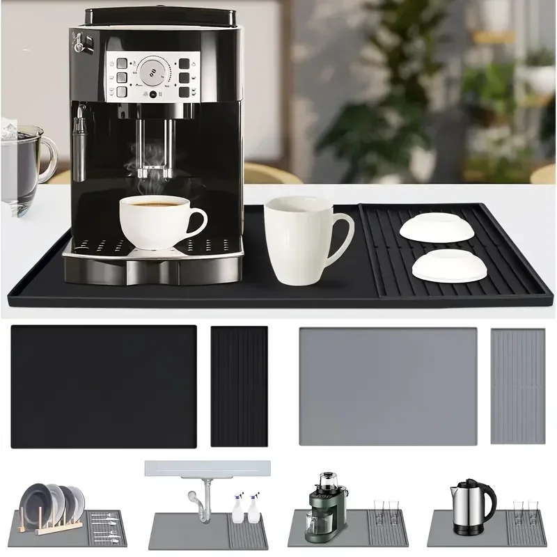 2-in-1 Silicone Coffee Bar Mat - огляд і ціна Home Bar And Counter