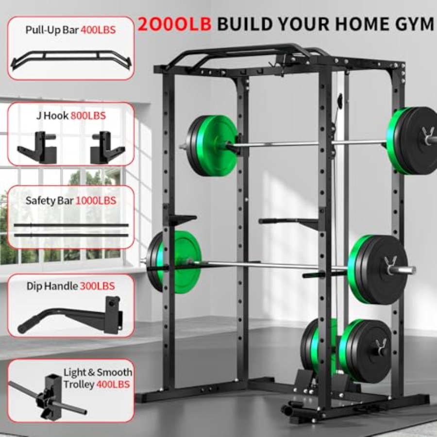Home gym power rack with LAT p - огляд і ціна Home Bar And Gym