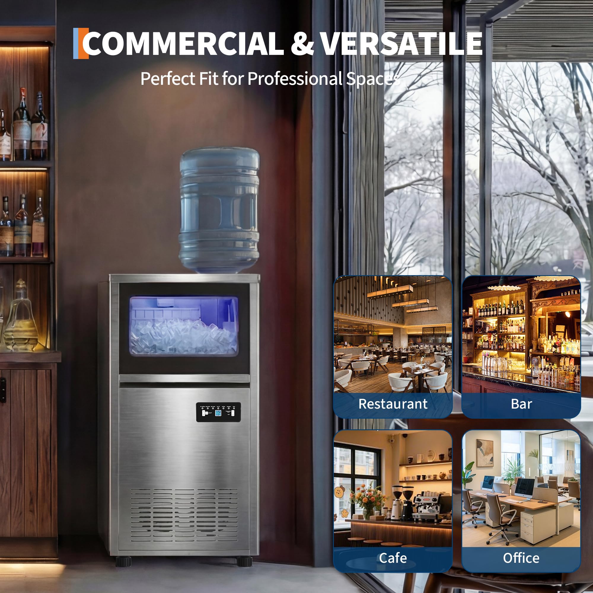 Commercial Ice Maker Machine 1 - огляд і ціна Home Bar And Counter