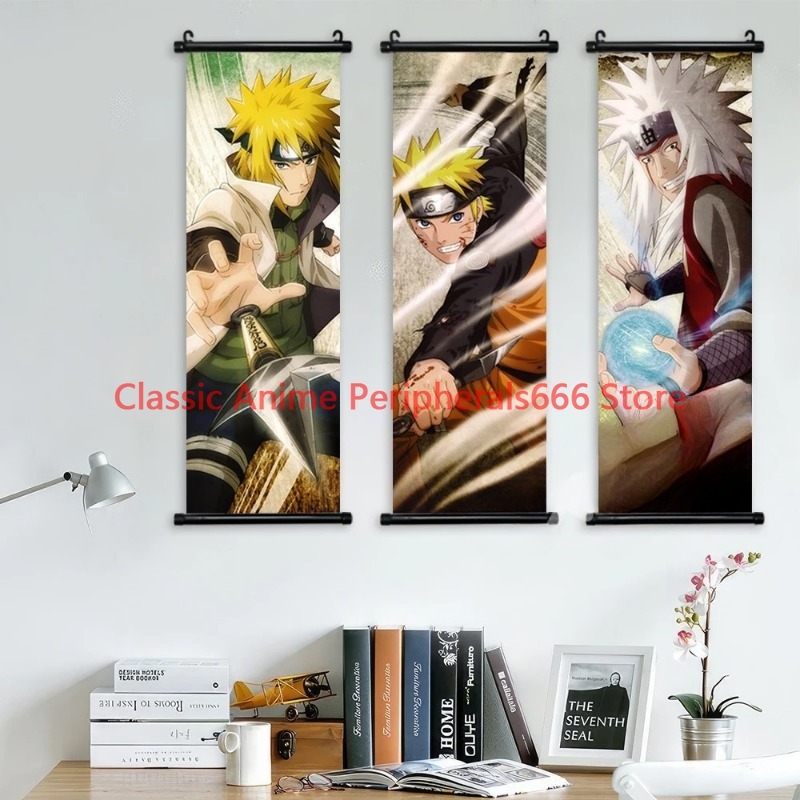 Naruto Hanging Painting Canvas - огляд і ціна Home Bar Shelf