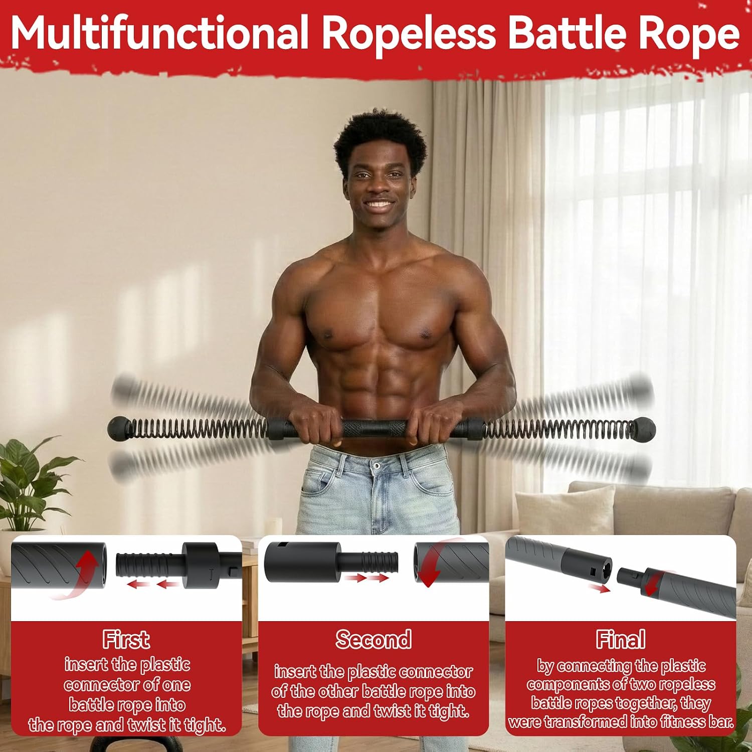 2-in-1 Upgraded Cordless Battl - огляд і ціна Home Bar And Gym