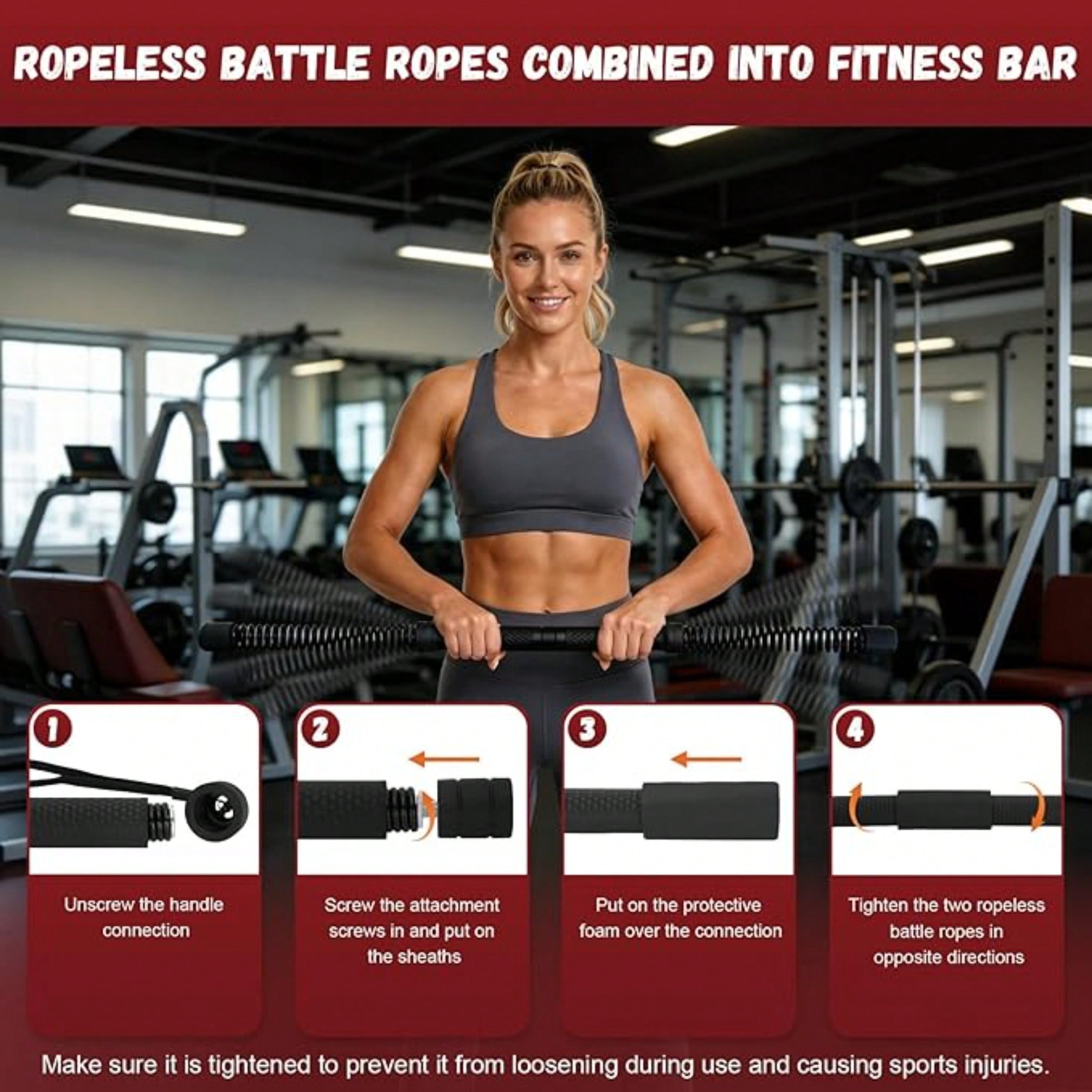 2-in-1 Upgraded Cordless Battl - огляд і ціна Home Bar And Gym