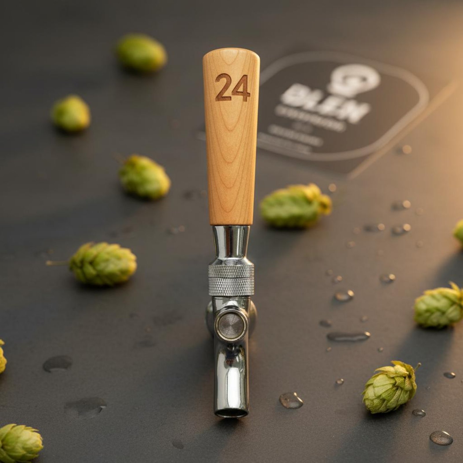 Short Wooden Beer Handle Solid - огляд і ціна Home Bar Accessories