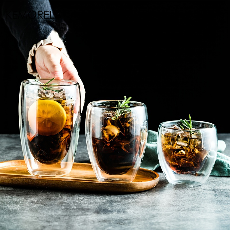 1PCS Heat-Resistant Double Wal - огляд і ціна Highball Glass Set