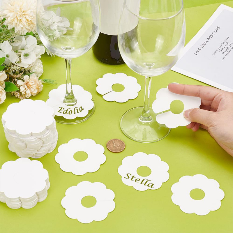 50pcs  Wine Glass Display Card - огляд і ціна Cocktail Recipe Book