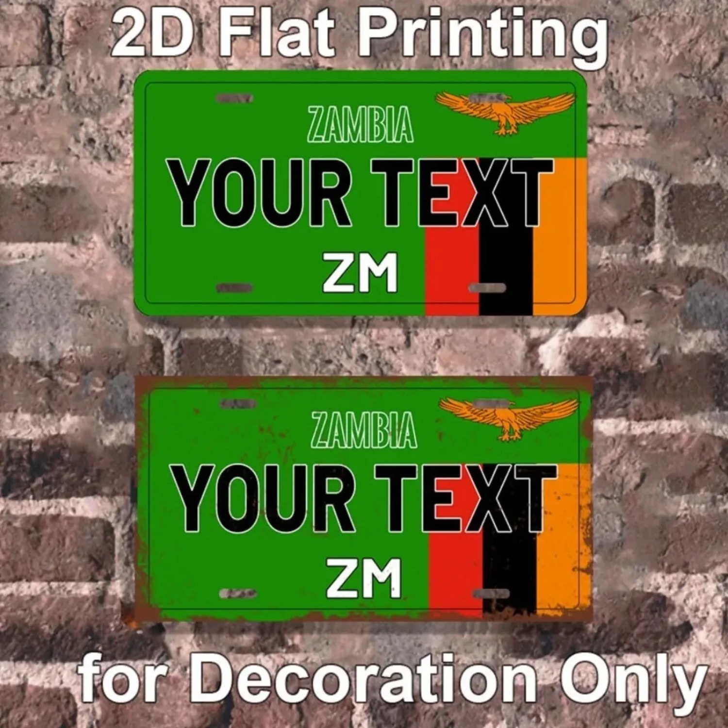 Custom Personalized Zambia Alu - огляд і ціна Home Bar Signs