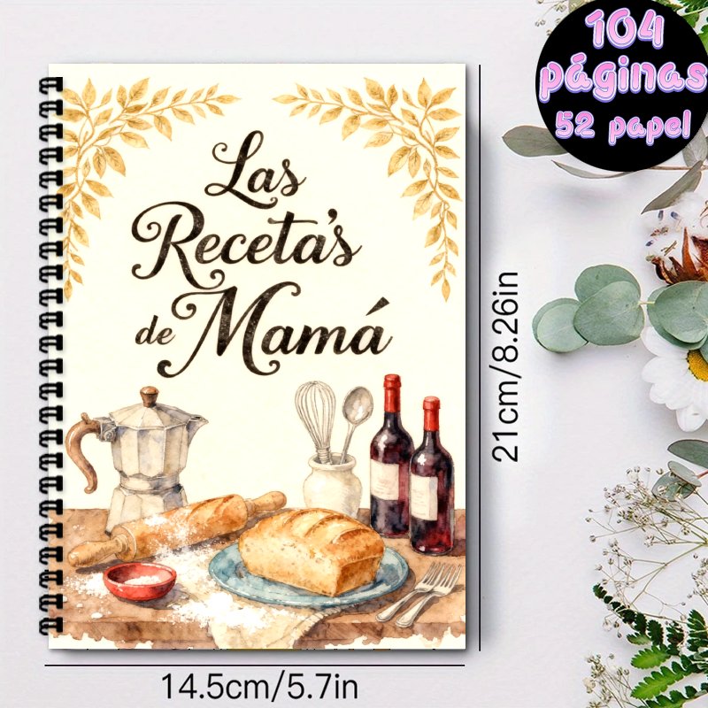 Español Recipe Notebook A5 Rec - огляд і ціна Cocktail Recipe Book